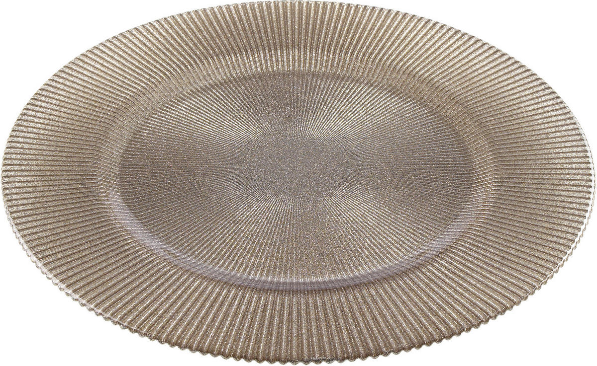 4er Set Glas 4-teilig  - Hellbraun, Basics, Glas (34cm) - Novel