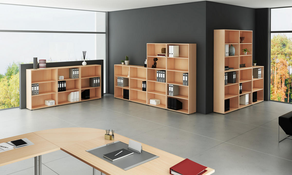 AKTENSCHRANK Buchefarben  - Buchefarben, KONVENTIONELL, Holzwerkstoff (80/114,4/33cm) - Venda