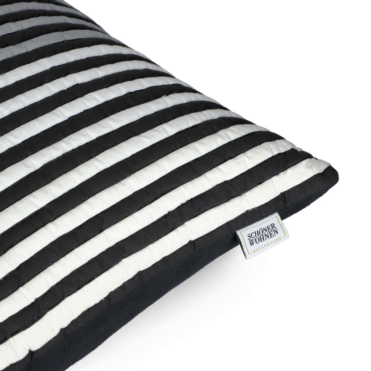 KISSENHÜLLE SW-ARCS 40/60 cm  - Anthrazit/Schwarz, Design, Textil (40/60cm) - Schöner Wohnen