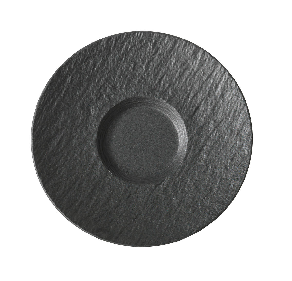 UNTERTASSE MANUFACTURE ROCK  17 cm   - Schwarz, Design, Keramik (17cm) - Villeroy & Boch