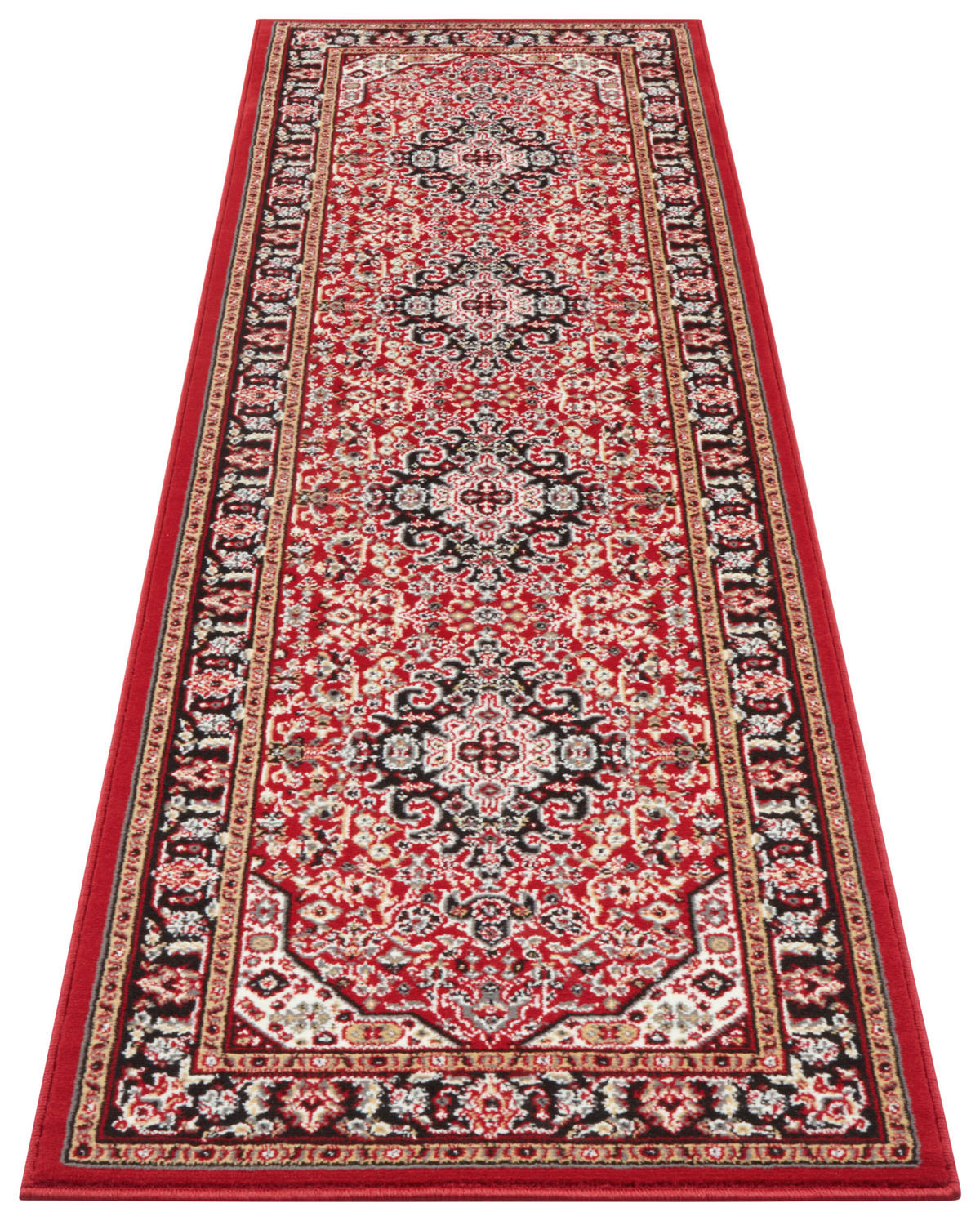 VINTAGE-TEPPICH 80/250 cm Mirkan Multicolor, Rot  - Rot/Multicolor, Basics, Kunststoff/Textil (80/250cm)