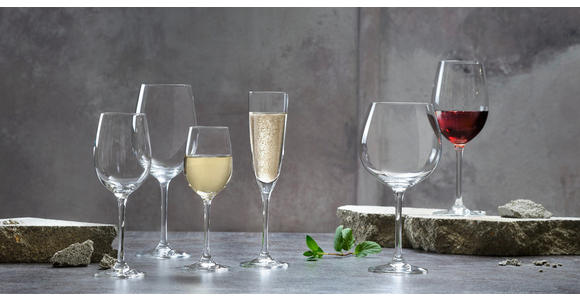GLÄSERSET  - Klar, Basics, Glas (506ml) - Novel
