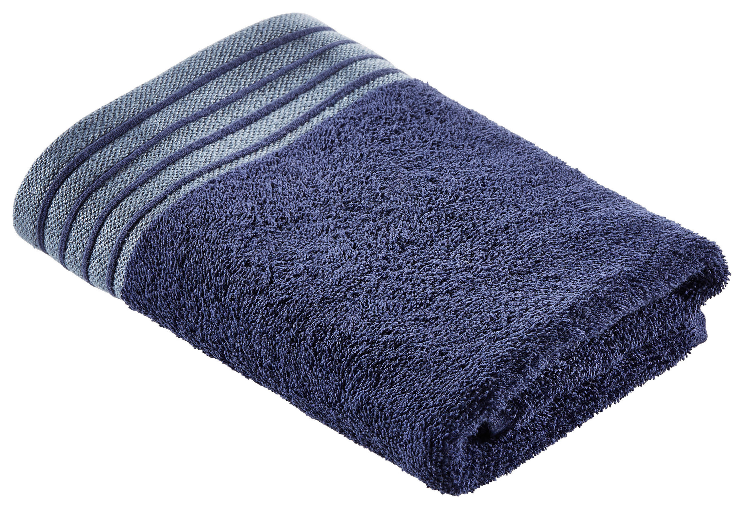 HANDTUCHSET Santo Dunkelblau 3-teilig  - Dunkelblau, Basics, Textil (50/100cm) - Esposa