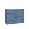 KOMMODE Primolar Garda  in 100/79/41 cm  - Blau/Schwarz, Design, Holzwerkstoff/Kunststoff (100/79/41cm) - Xora