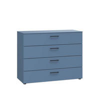 KOMMODE Primolar Garda  in 100/79/41 cm  - Blau/Schwarz, Design, Holzwerkstoff/Kunststoff (100/79/41cm) - Xora