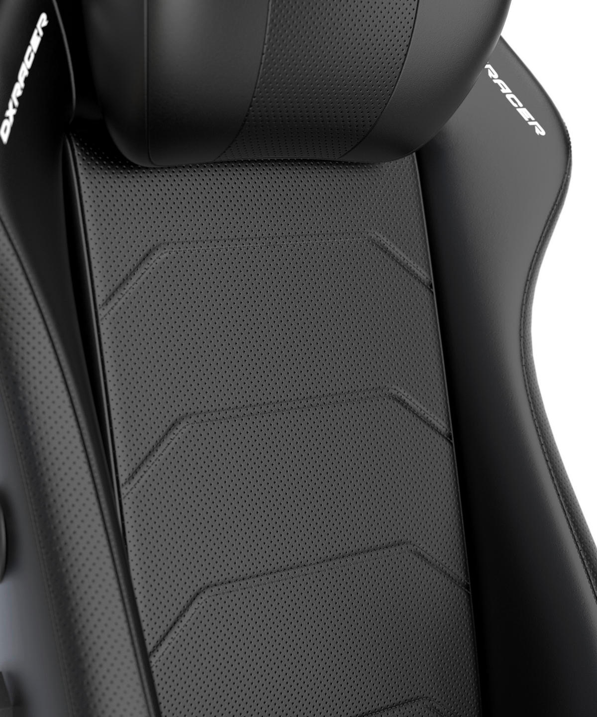 GAMINGSTUHL  in Lederlook Schwarz  - Schwarz, KONVENTIONELL, Textil/Metall (70/133/70cm) - Dxracer
