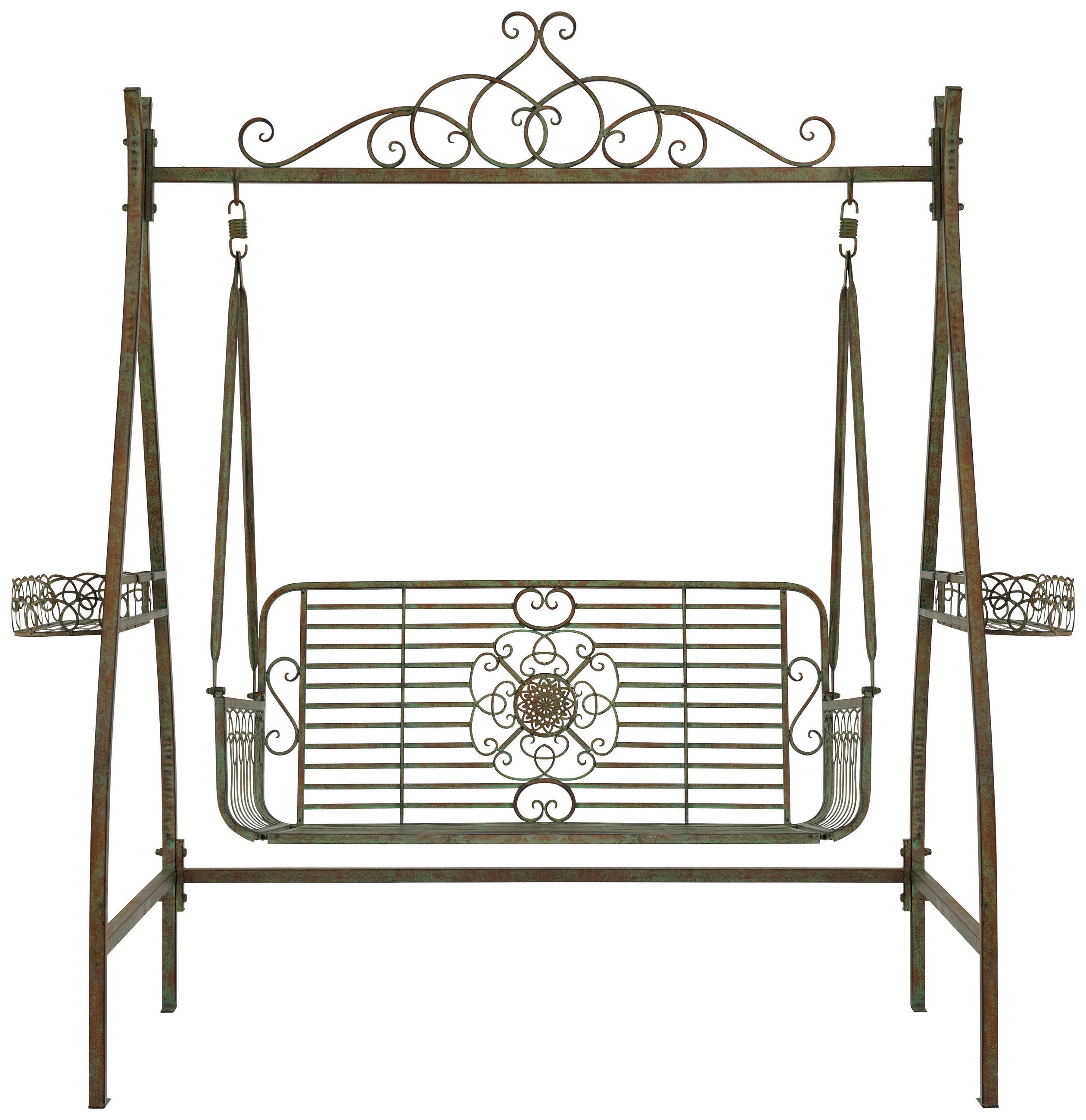 HINTAÁGY  - zöld, Lifestyle, fém (202/100/208cm)