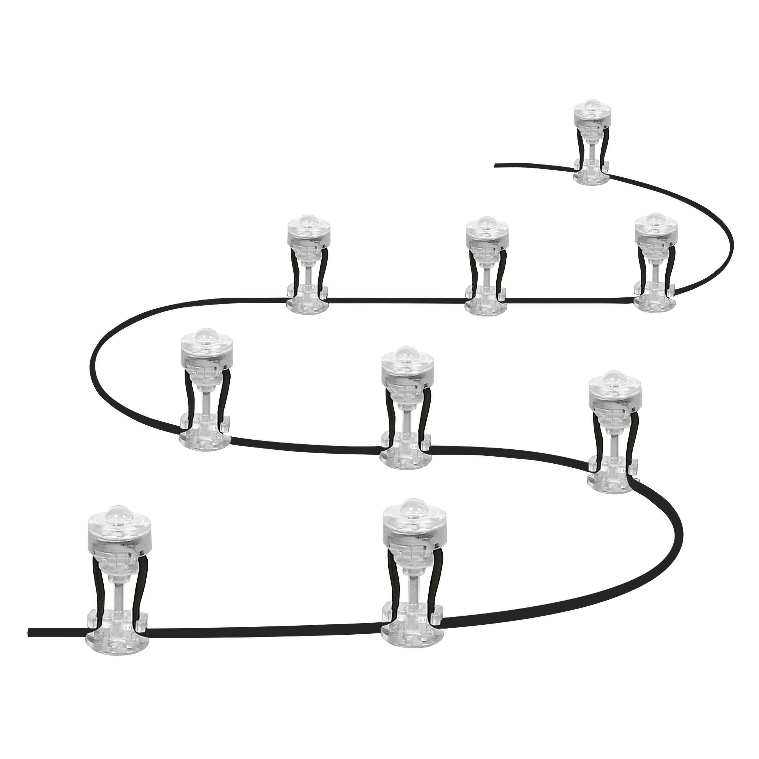 Ledvance Lichterkette Smart+ Outdoor WiFi Garden Dot mulitcolor Transparent 2.3x9.6x2.3 cm