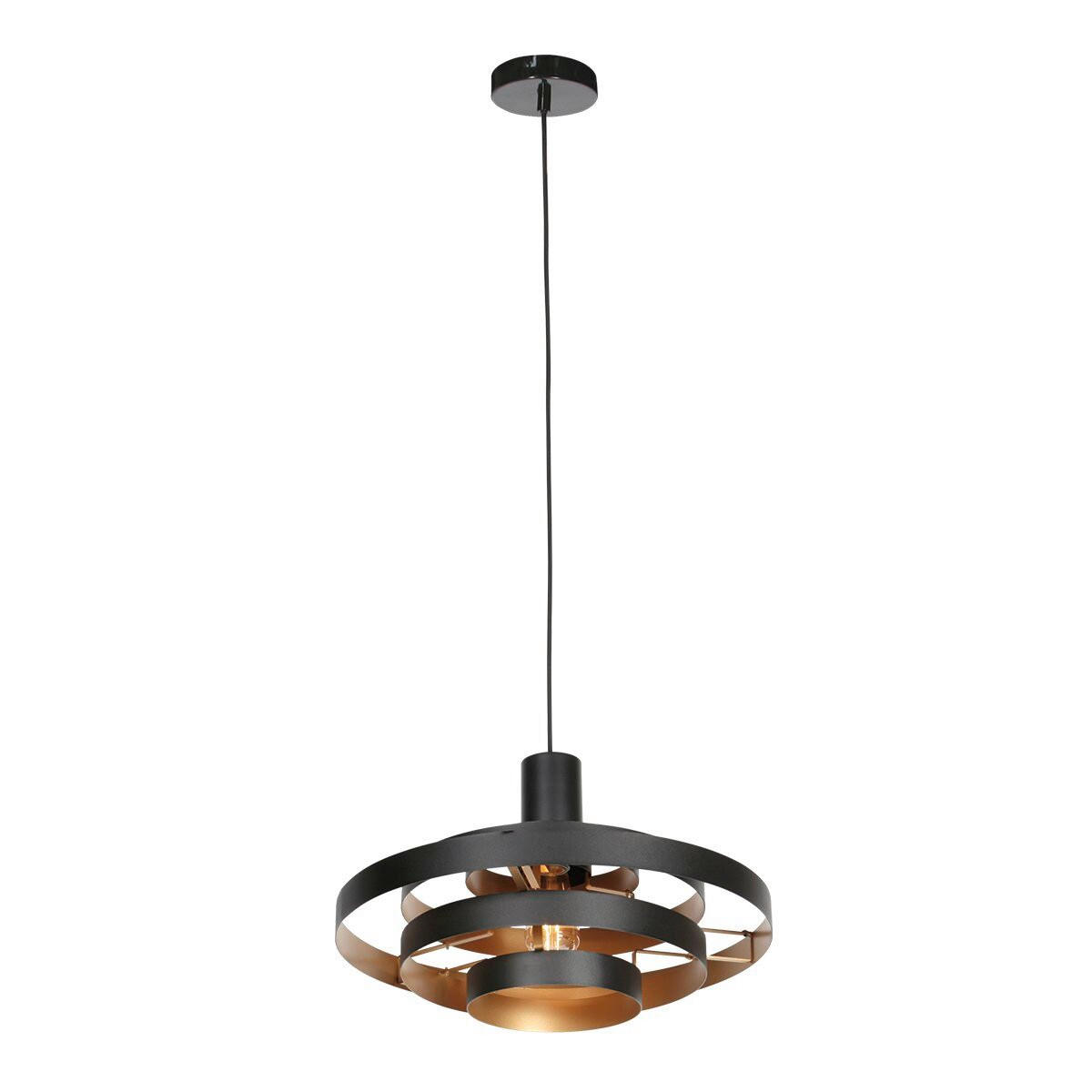 HÄNGELEUCHTE  50/160/50 cm   - Schwarz, Trend, Metall (50/160/50cm)