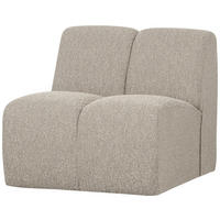 SOFAELEMENT Mojo Bouclé Beige  - Beige/Schwarz, Design, Kunststoff/Textil (84/74/97cm) - Livetastic