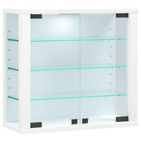 HÄNGEVITRINE in Weiss  - Weiss, Design, Glas/Holzwerkstoff (43/40/18cm) - MID.YOU