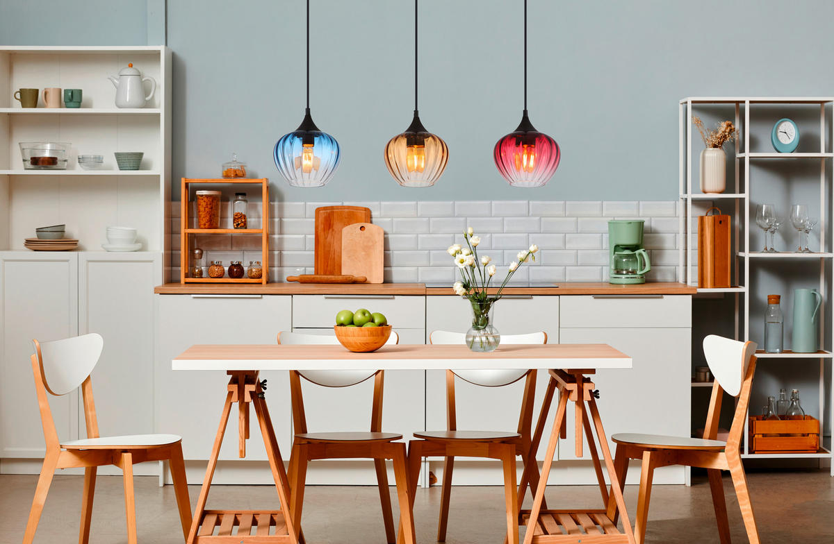 HÄNGELEUCHTE 80/18/150 cm  - Schwarz, Basics, Glas/Kunststoff (80/18/150cm)