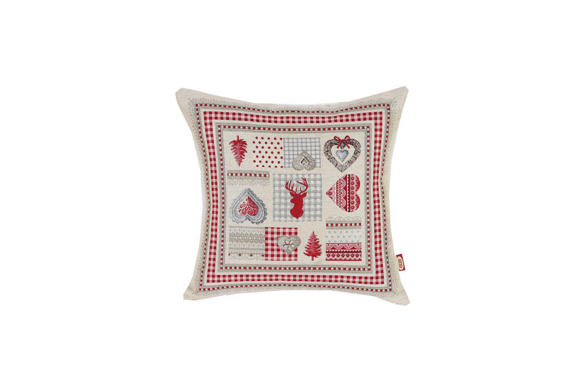 PREVLEKA BLAZINE 45/45 cm  - večbarvno, Basics, tekstil (45/45cm) - X-Mas