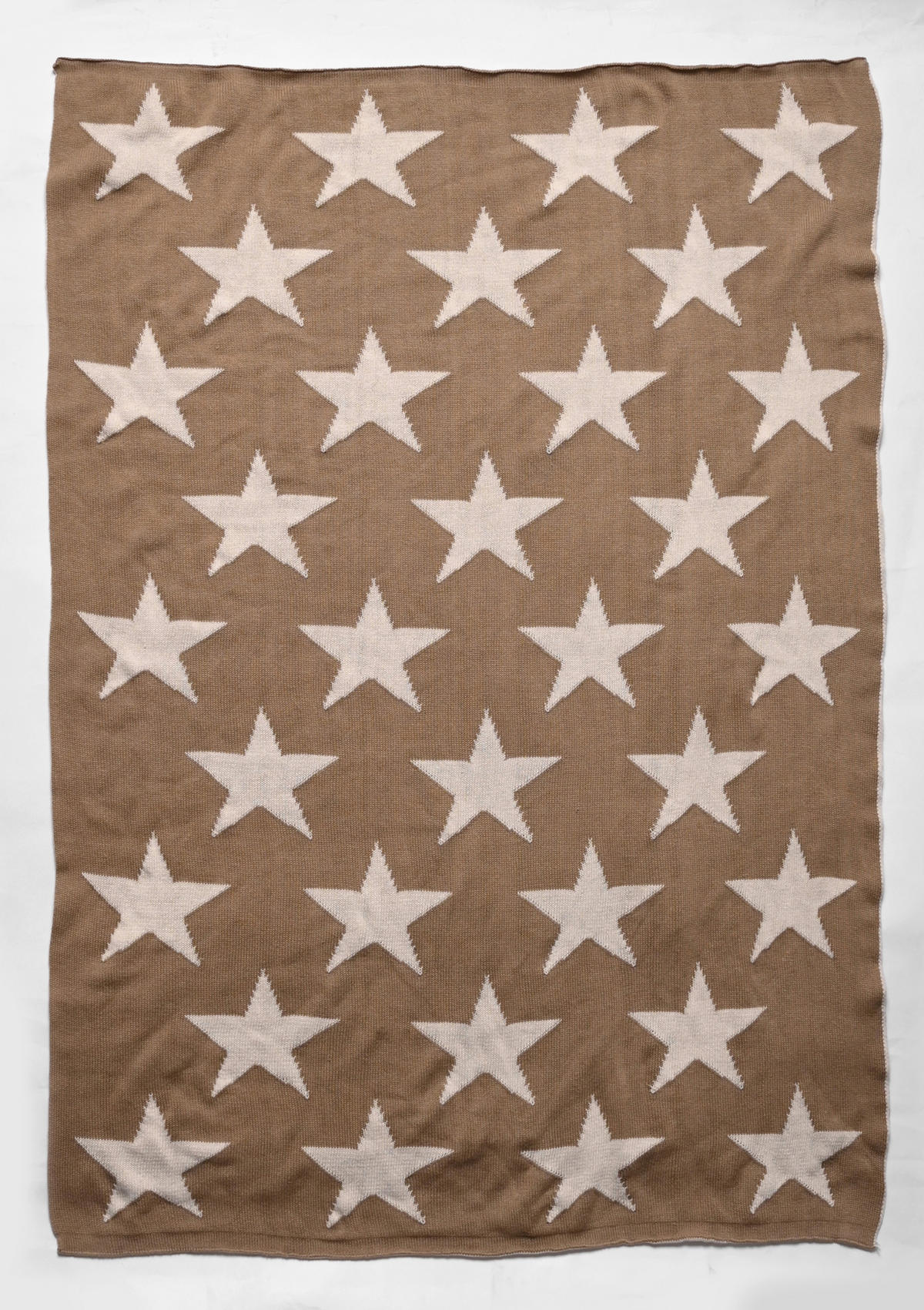 SCHMUSEDECKE  80/100 cm  - Creme/Braun, Basics, Textil (80/100cm) - Jimmylee
