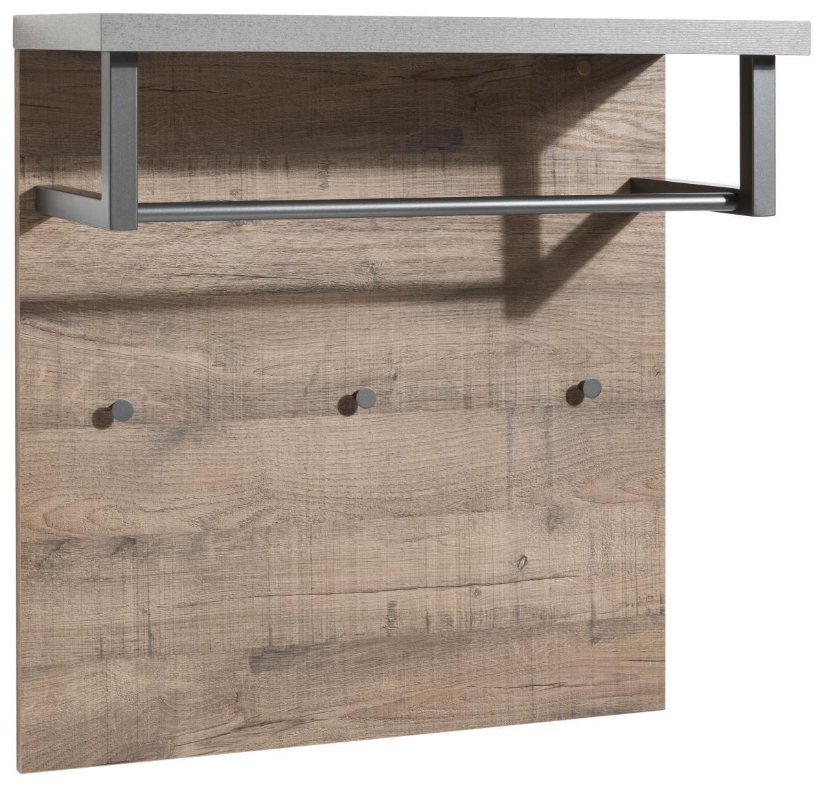GARDEROBNI PANEL - temno siva/siva, Moderno, leseni material (90,3/83,8/35cm) - Carryhome
