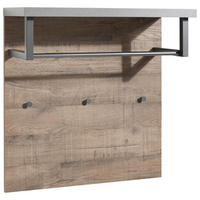 PANEL ZA ODLAGANJE KAPUTA  siva, boja hrasta, tamnosiva   pločasti materijal  - tamnosiva/siva, Moderno, pločasti materijal (90,3/83,8/35cm) - Carryhome