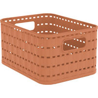 AUFBEWAHRUNGSBOX     - Koralle, Basics, Kunststoff (13,7/9,8/18,3cm) - Rotho