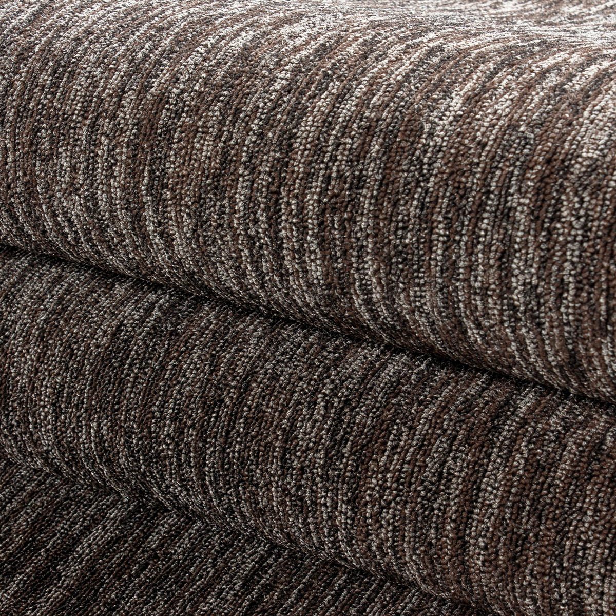 FLATVÄVD MATTA 120/170 cm Nizza 1800 Braun  - brun, Klassisk, textil (120/170cm)