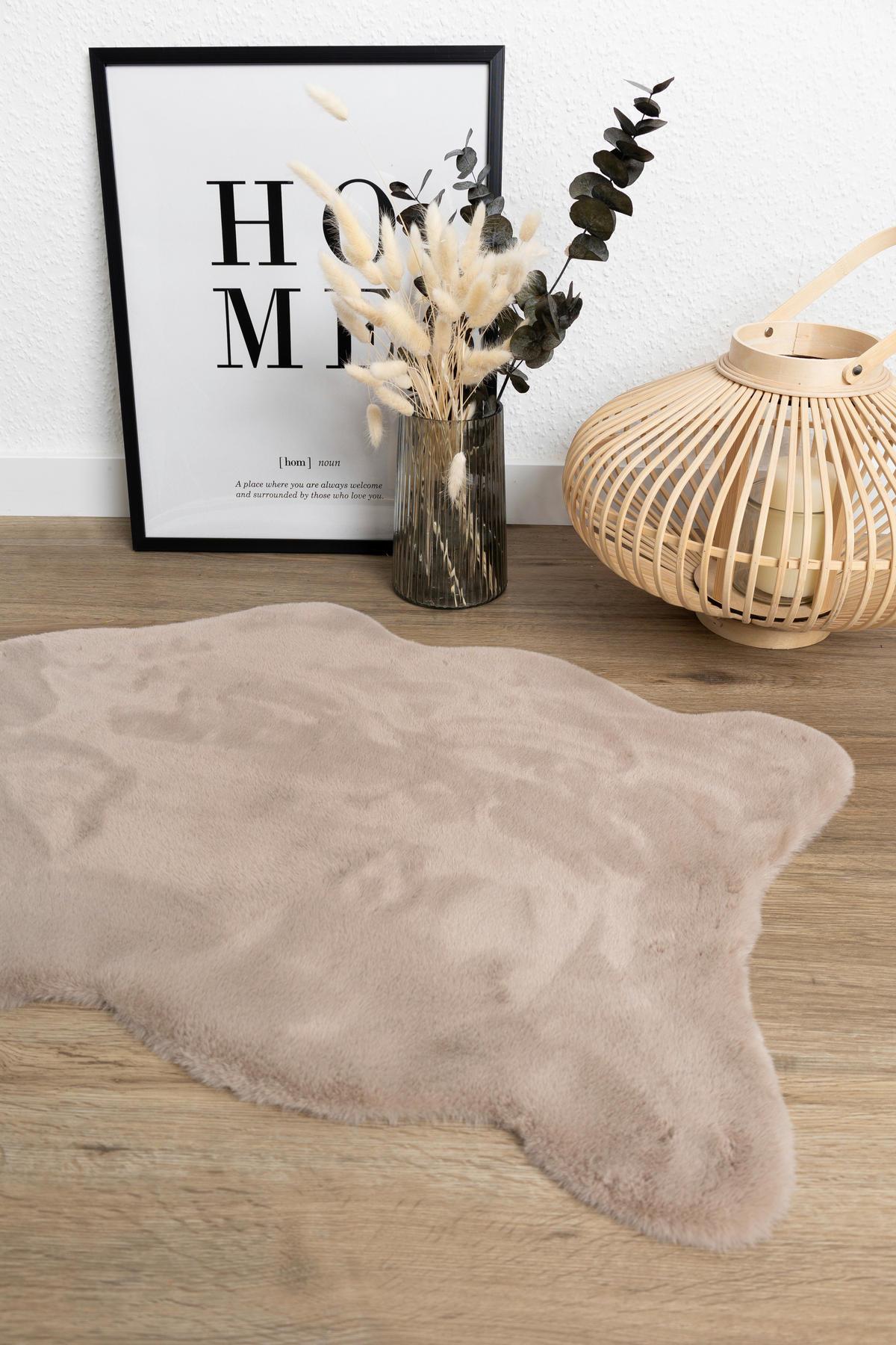 KUNSTFELL 60/90 cm Goldfarben  - Goldfarben, KONVENTIONELL, Textil (60/90cm) - Novel