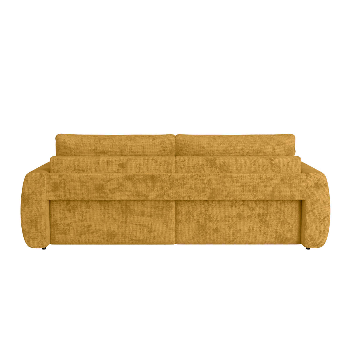 SCHLAFSOFA  mit Stoffauswahl Webstoff Bernsteinfarben  - Bernsteinfarben/Schwarz, MODERN, Holz/Textil (245/74-90/104cm) - MID.YOU