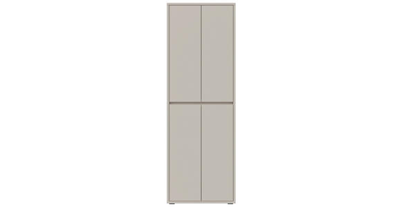 SCHUHSCHRANK 70/210/34 cm - Kaschmir/Anthrazit, KONVENTIONELL, Holzwerkstoff/Kunststoff (70/210/34cm) - Xora