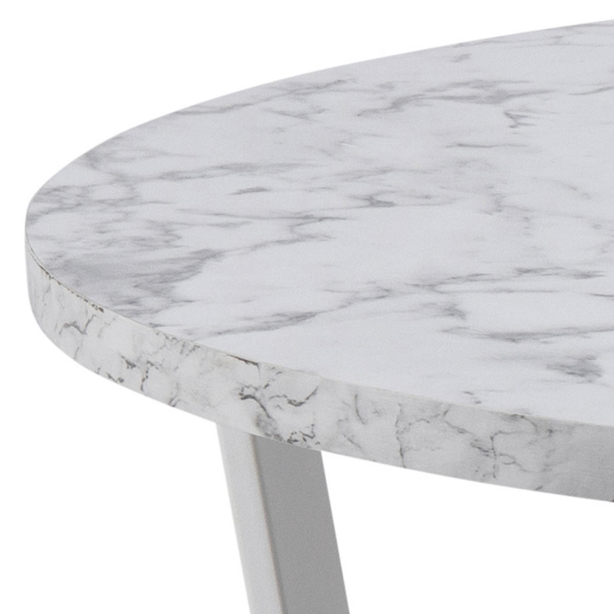 MATBORD i metall, trämaterial 110/110/75 cm   - vit, Design, metall/trämaterial (110/110/75cm) - Best Price