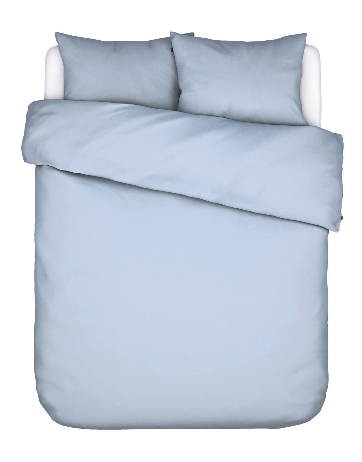 BETTWÄSCHE Satin 200/200 cm  - Pastellblau, Basics, Textil (200/200cm) - Essenza