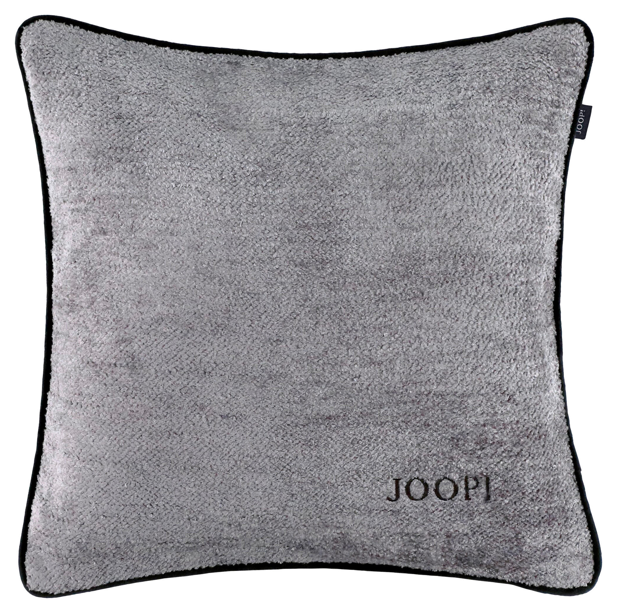 KISSENHÜLLE J!Sign 40/40 cm  - Hellgrau/Schwarz, Trend, Textil (40/40cm) - Joop!