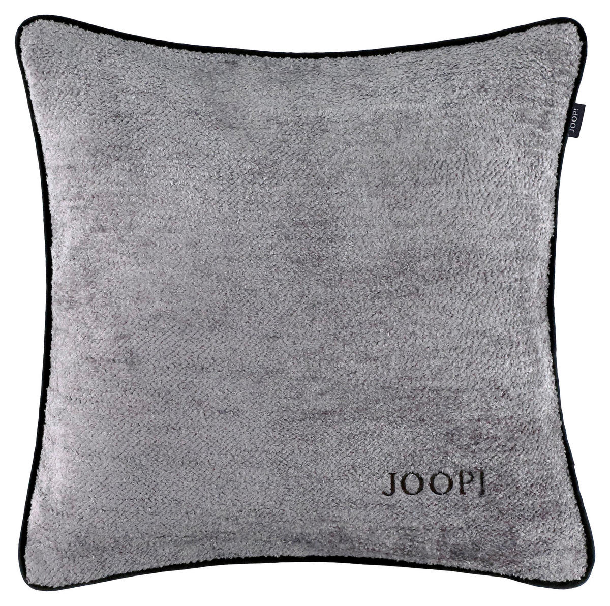 KISSENHÜLLE J!Sign 40/40 cm  - Hellgrau/Schwarz, Trend, Textil (40/40cm) - Joop!