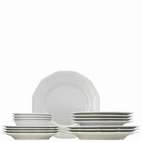 KOMBISERVICE Weiß Maria - Weiss 16-teilig 4 Personen  - Weiß, KONVENTIONELL, Keramik (40/40/30cm) - Rosenthal