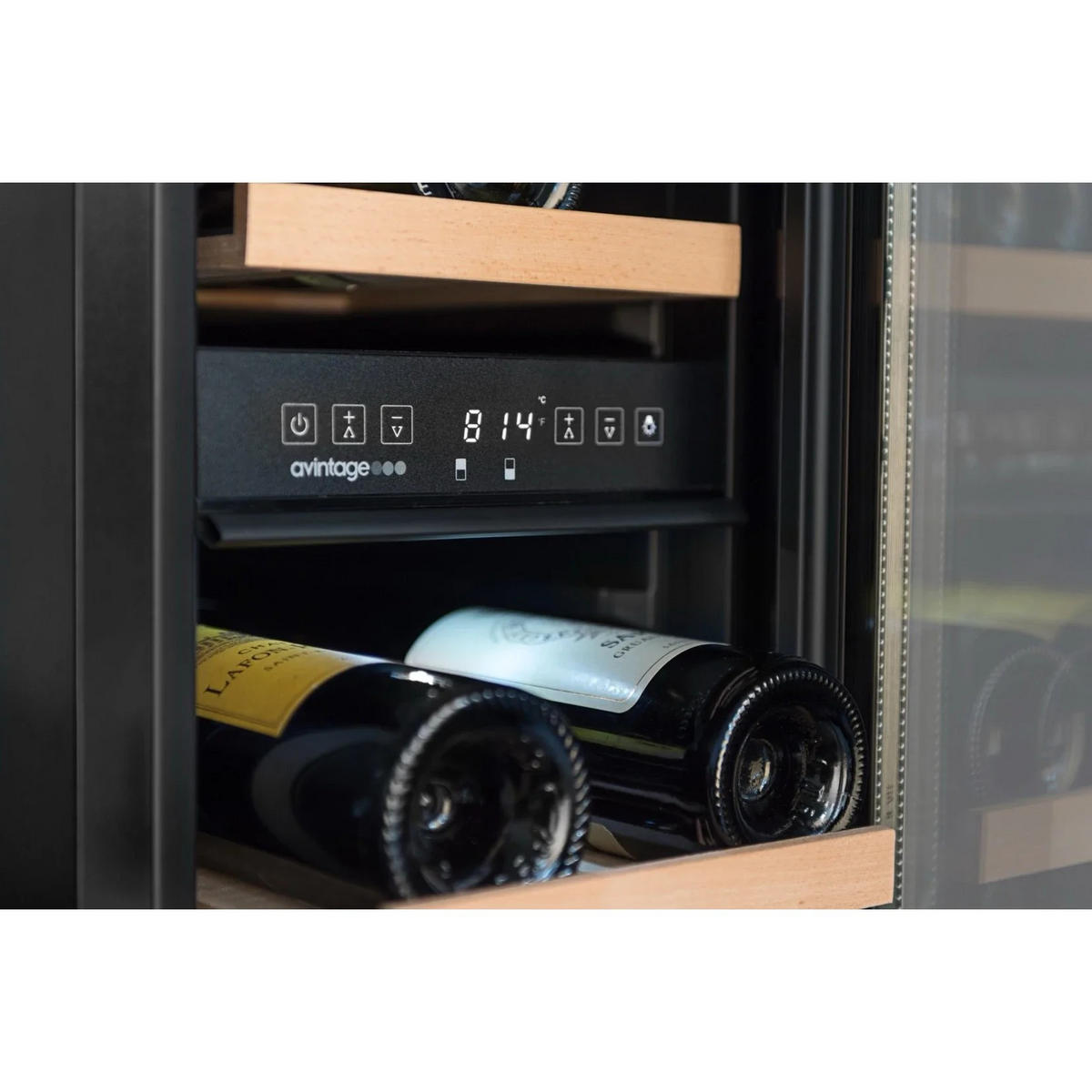 WEINKÜHLSCHRANK AVU31D88  - Basics, Glas/Holz (29,5/88,00/57,5cm)