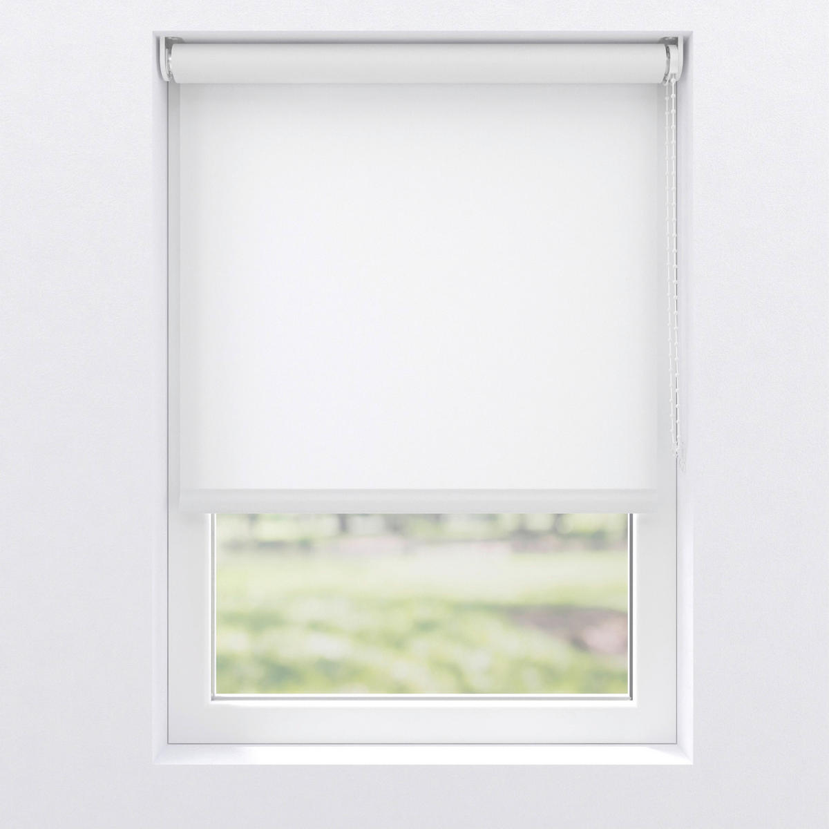 ROLLO  blickdicht  120/190 cm    - Weiß, Basics, Kunststoff (120/190cm)