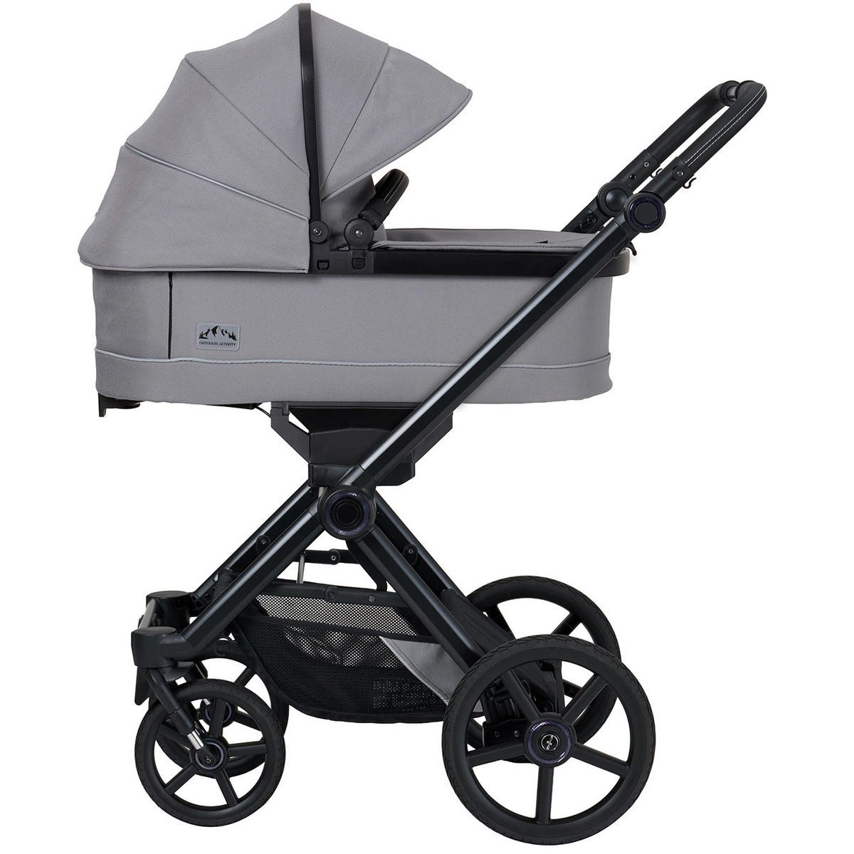 KINDERWAGENSET IVY GTR Outdoor HB  - Schwarz/Grau, Basics, Textil/Metall (94/58/119cm) - Hartan