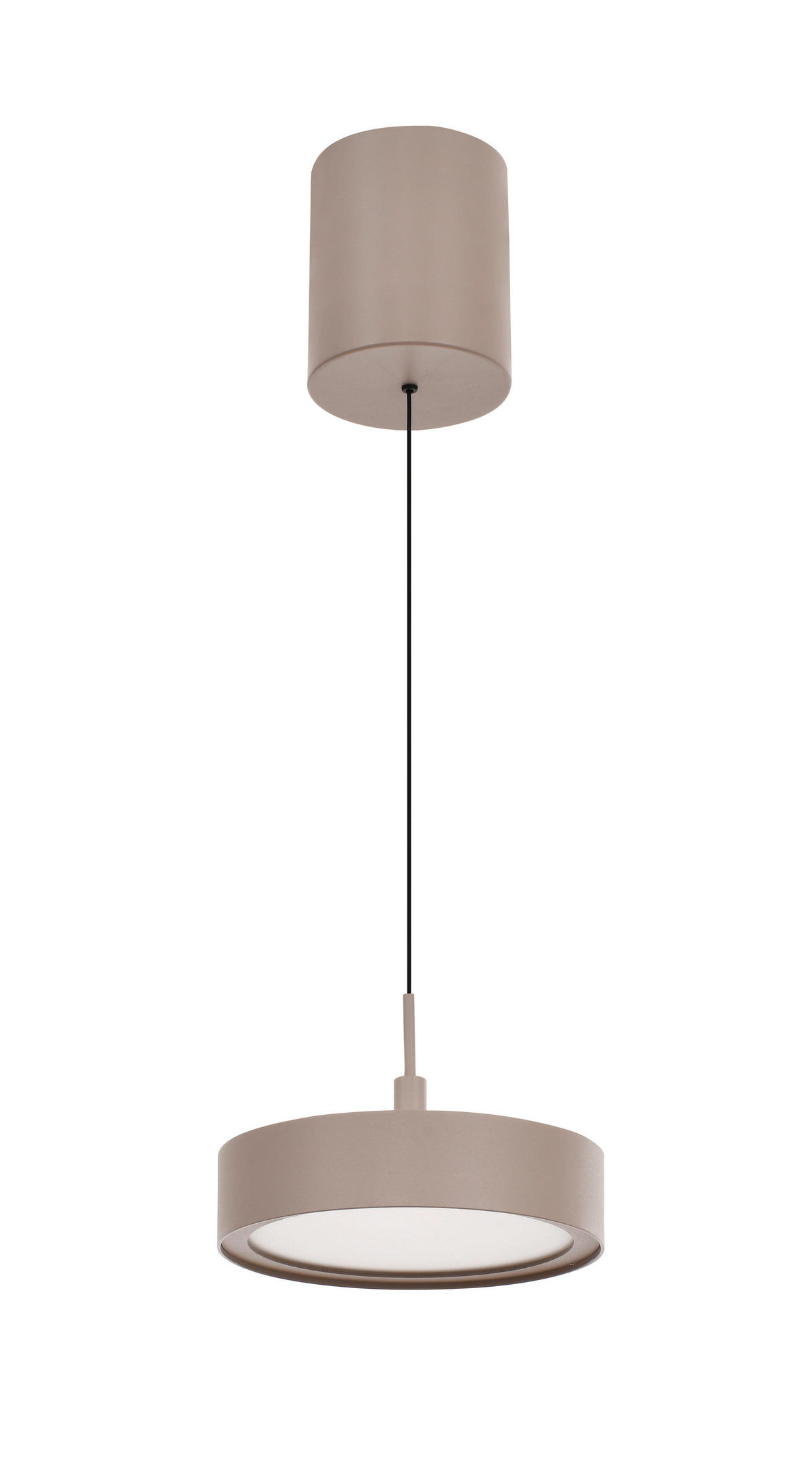 LED-HÄNGELEUCHTE Valensole 17,5/150/17,5 cm  - Sandfarben, Design, Metall (17,5/150/17,5cm)