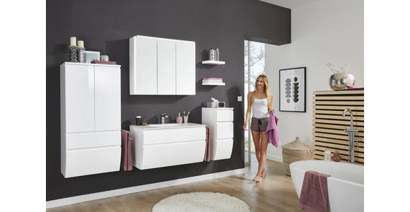 SEITENSCHRANK 30/76,8/38 cm - Weiß, Basics, Holzwerkstoff (30/76,8/38cm) - Dieter Knoll