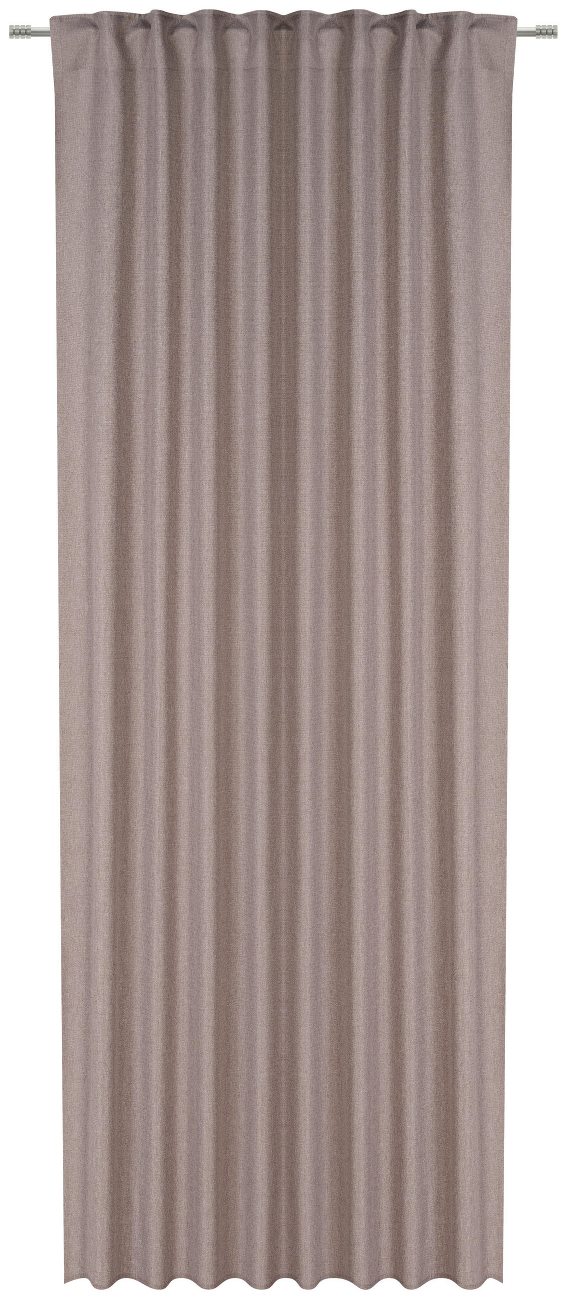 FERTIGVORHANG PINNA black-out (lichtundurchlässig) 140/245 cm   - Hellbraun, Basics, Textil (140/245cm) - Esposa