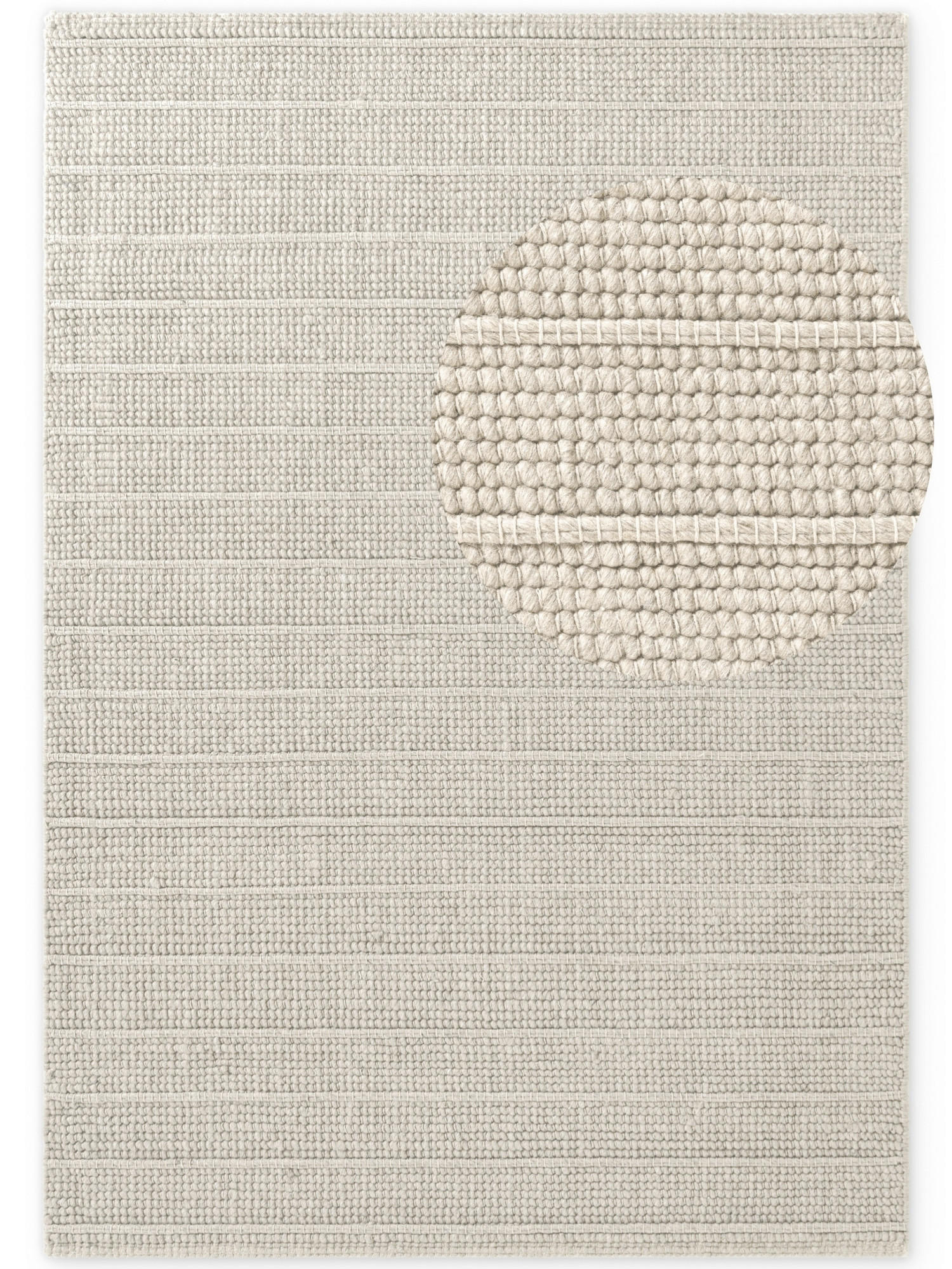 WOLLTEPPICH Wohnzimmer 80/150 cm Camden Creme rechteckig  - Creme, Basics, Textil (80/150cm) - Ted Baker