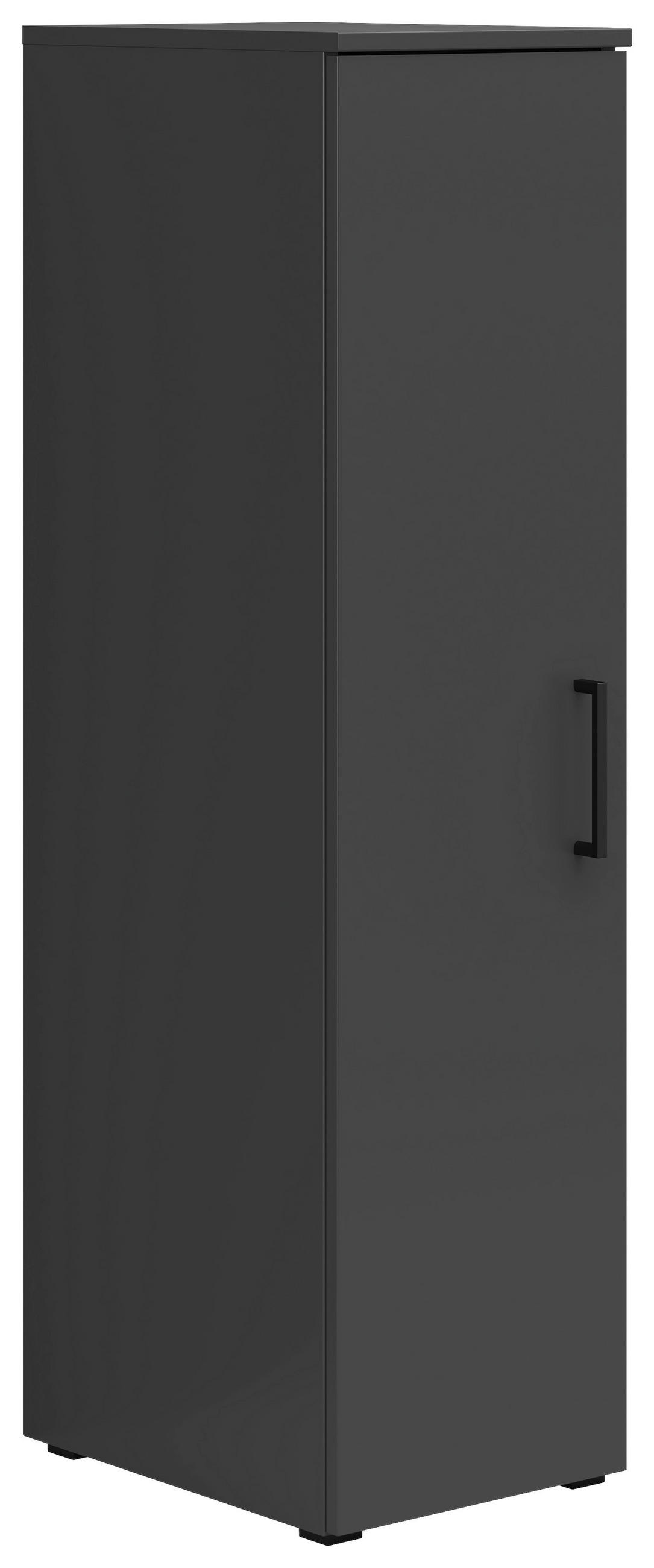MEHRZWECKSCHRANK 30/115/40 cm  - Anthrazit/Schwarz, Modern, Holzwerkstoff/Kunststoff (30/115/40cm) - Carryhome