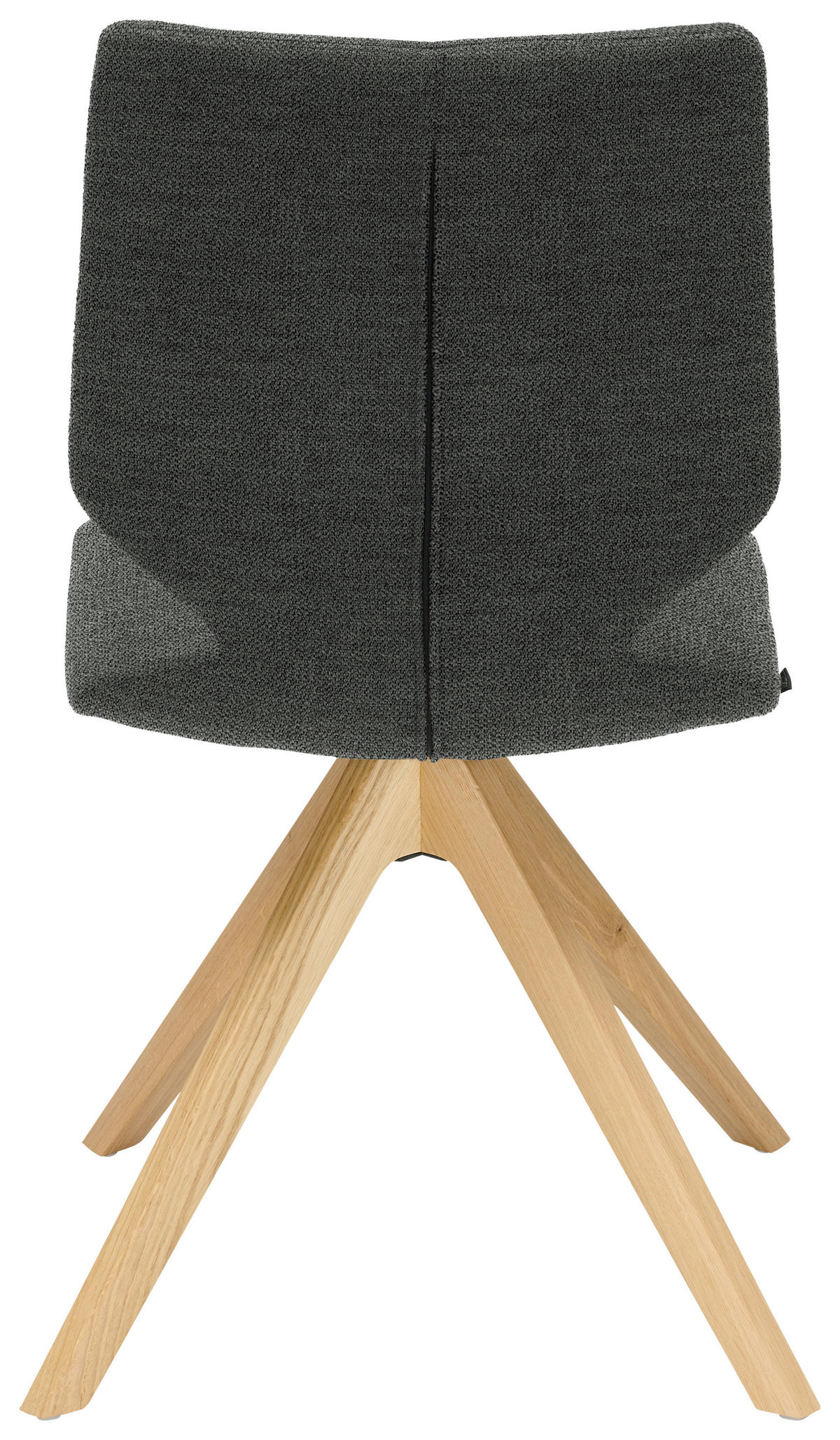 STUHL in Holz, Textil Eichefarben, Hellgrau  - Eichefarben/Hellgrau, Design, Holz/Textil (50/92/64cm) - Venjakob