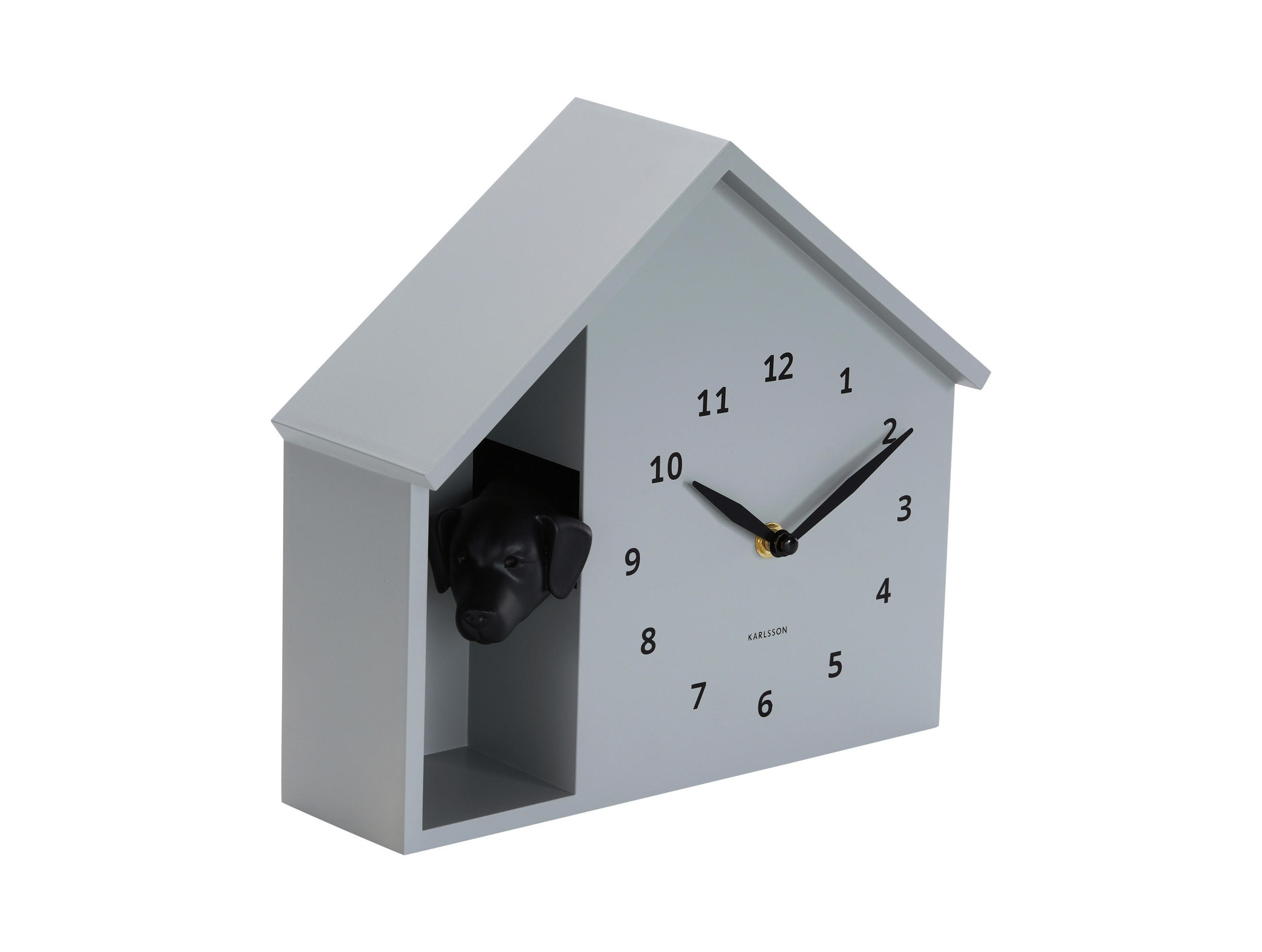 WANDUHR  Hellgrau  - Hellgrau, Basics, Kunststoff (24.9/27cm) - Karlsson