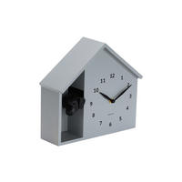 WANDUHR  Hellgrau  - Hellgrau, Basics, Kunststoff (24.9/27cm) - Karlsson