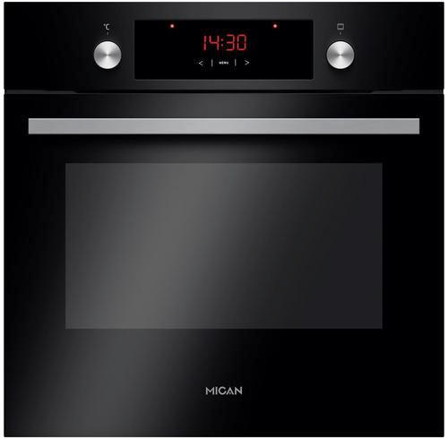 EINBAUBACKOFEN 90430  - Schwarz, Basics, Metall (59,5/59,5/57,5cm) - Mican