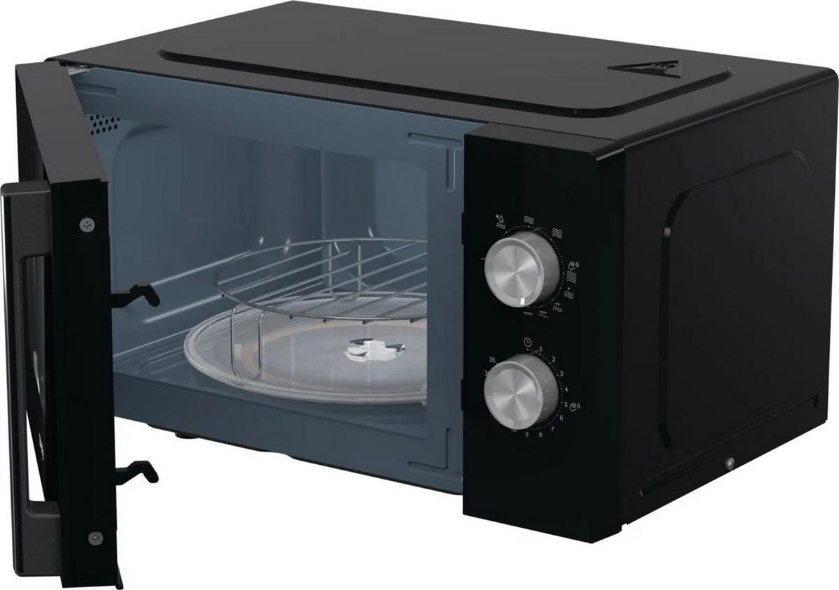 MIKROWELLE MO20E2BH  - Schwarz, Basics, Glas/Kunststoff (45,5/26,1/35,3cm) - Gorenje