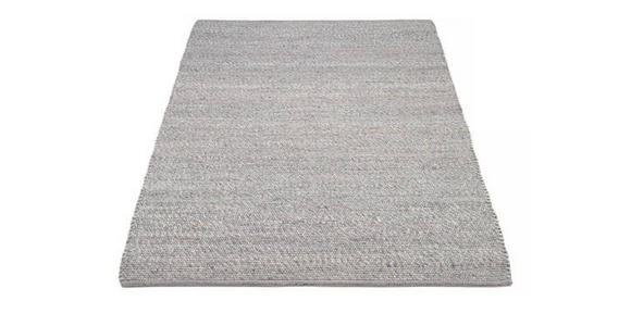 HANDWEBTEPPICH 200/200 cm Helsinki - Grau, Basics, Textil (200/200cm) - Linea Natura