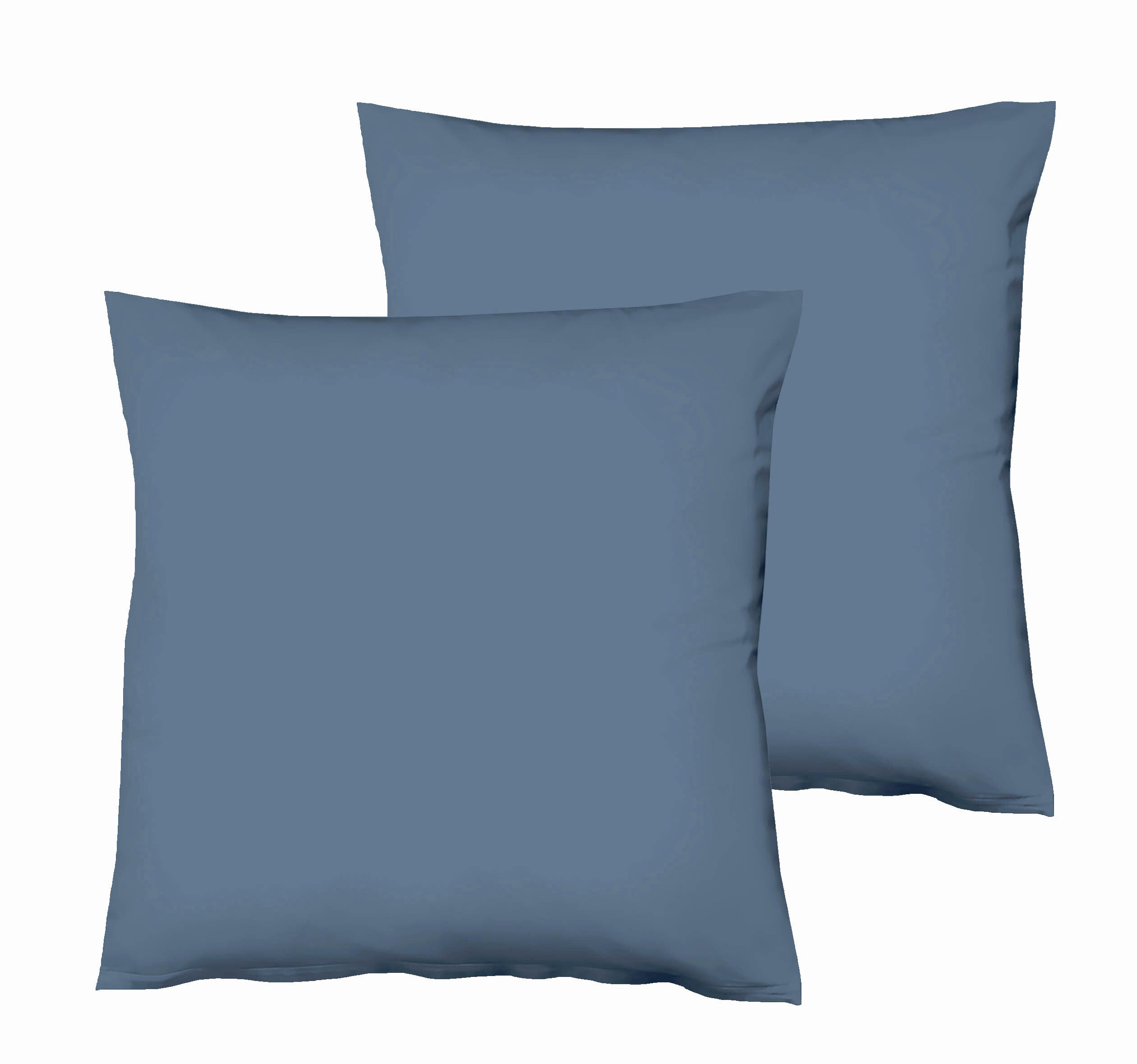 Fleuresse Kissenbezug-Set Blau 40x40 cm