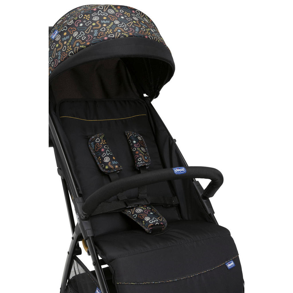 Thumbnail - Chicco Buggy Glee, Schwarz, Textil, 49x87x106 cm, Einhand-Faltmechanismus, Baby on Tour, Kinderwagen, Buggys