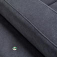 ECKSOFA in Flachgewebe Grau  - Chromfarben/Grau, KONVENTIONELL, Textil/Metall (269/176cm) - Novel