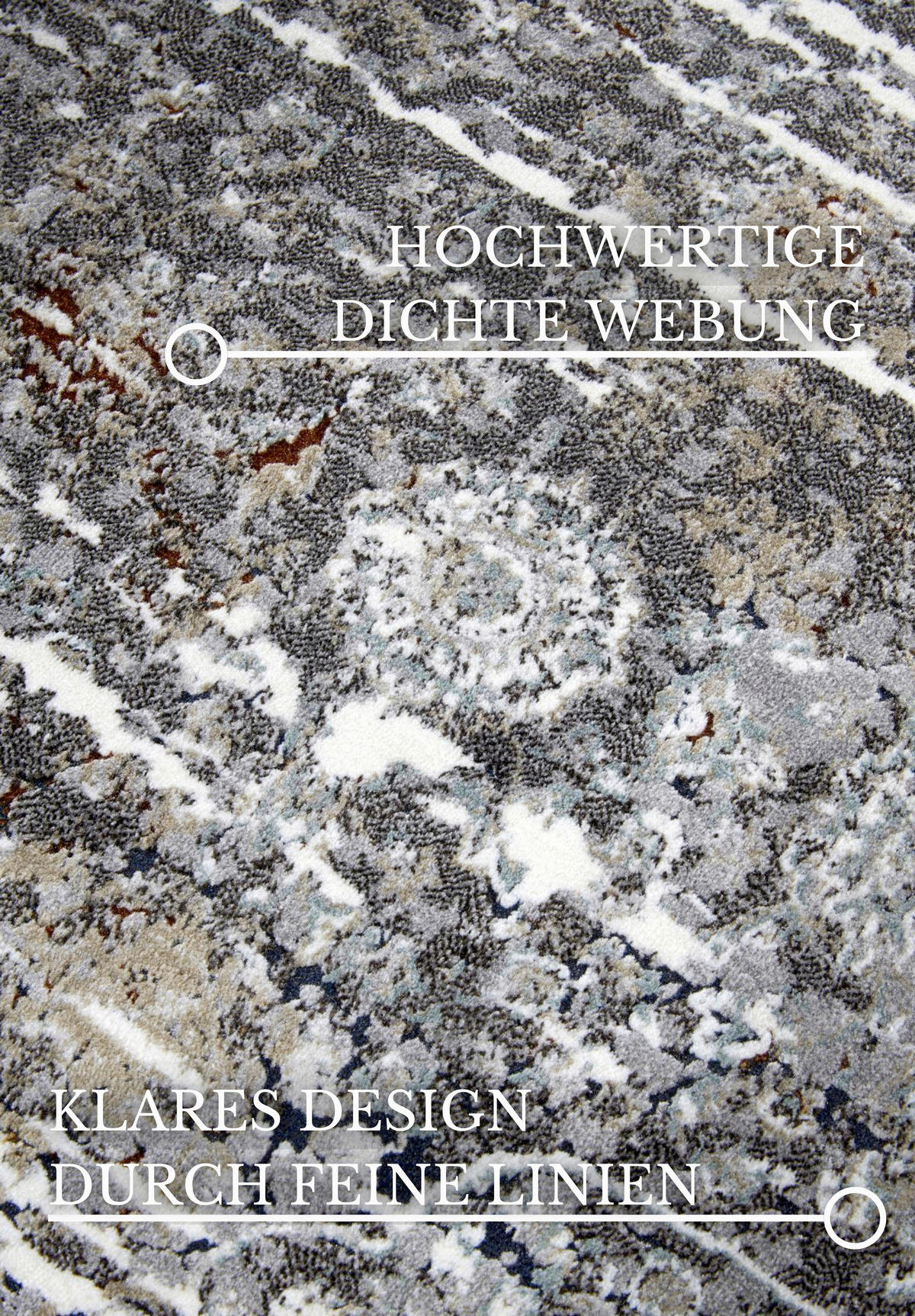 VINTAGE-TEPPICH 115/170 cm Kollektion 1809 Braun, Multicolor  - Multicolor/Braun, Design, Kunststoff/Textil (115/170cm) - Villeroy & Boch