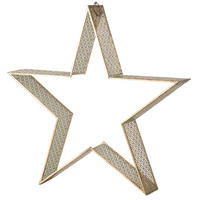 DEKOSTERN - Goldfarben, LIFESTYLE, Metall (90,5/16,5/93cm)