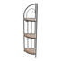 GARTEN-ECKREGAL Metall - Terra cotta/Schwarz, Trend, Keramik/Metall (30/30/116,5cm) GARTEN-ECKREGAL Metall - Terra cotta/Schwarz, Trend, Keramik/Metall (30/30/116,5cm)